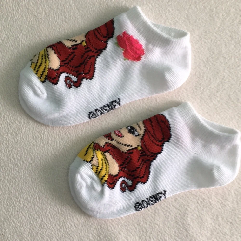 👑🌹New Disney Princess Belle Ankle Socks, Bundle and Save (see below) 🌹👑